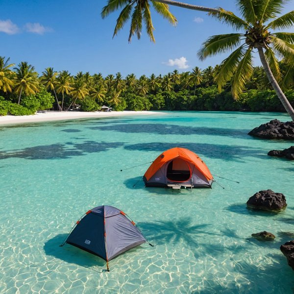 Comment organiser un camping pour une expédition de plongée en apnée aux Maldives?